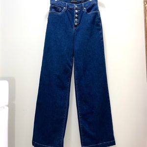 Banana Republic high waist wide leg jeans 28 Long